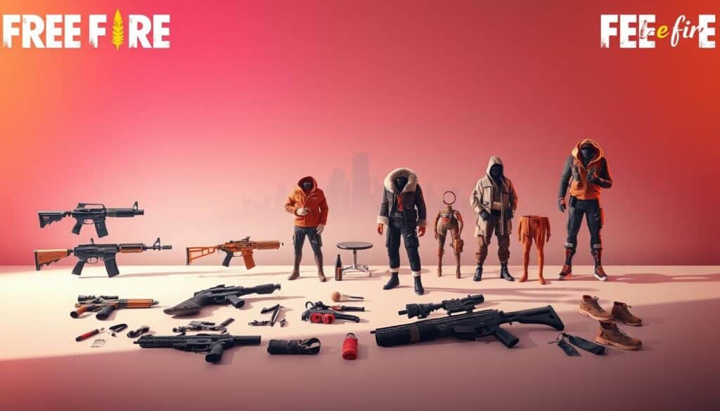 itens raros Free Fire itens raros Free Fire