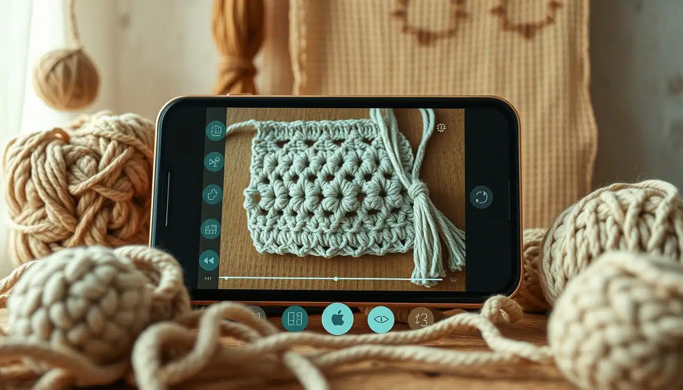 app de crochê