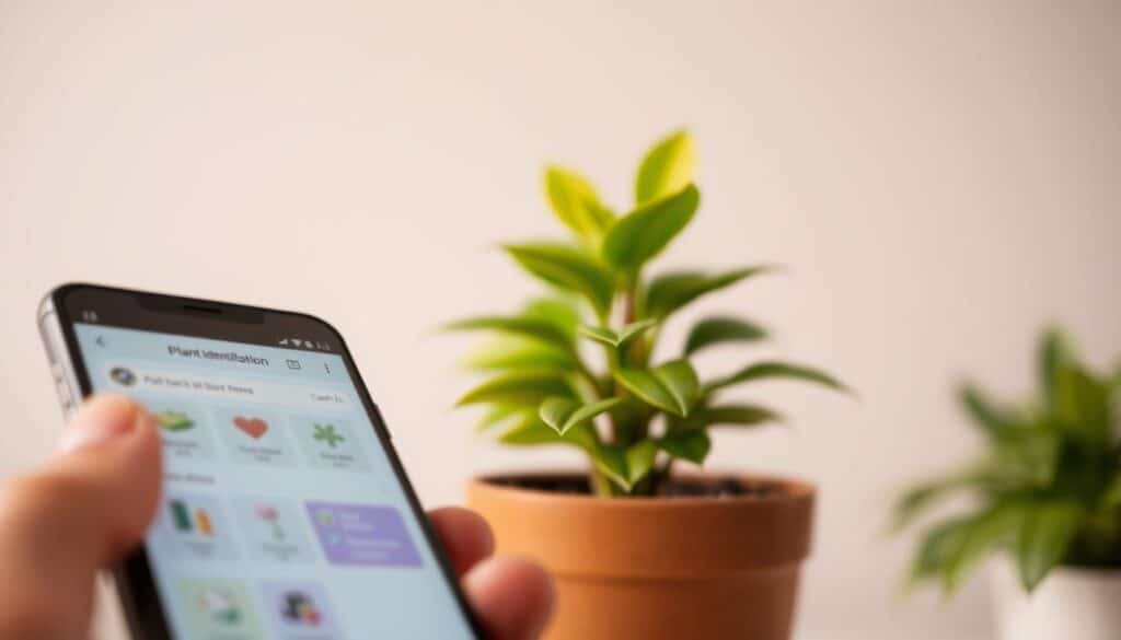 o que é um app de planta