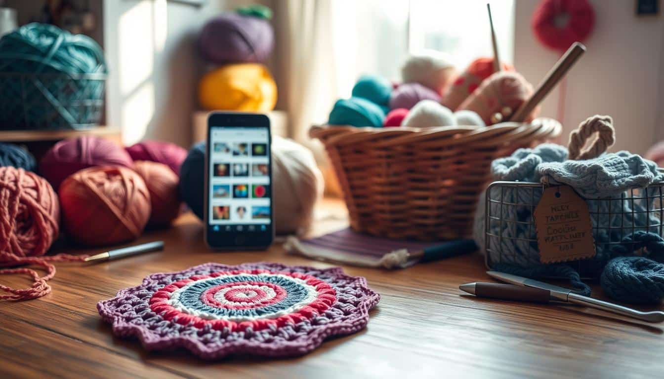app de crochê