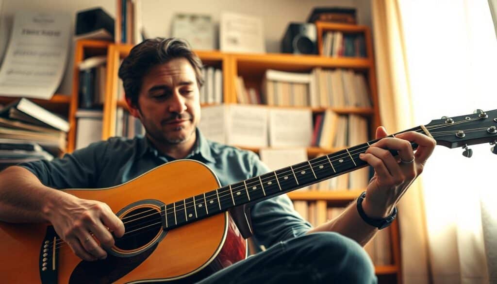 aprendizado de guitarra