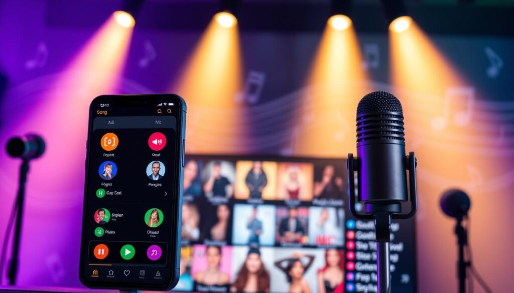 definição de apps de karaokê
