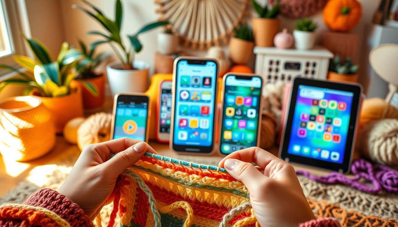 melhores aplicativos de crochê