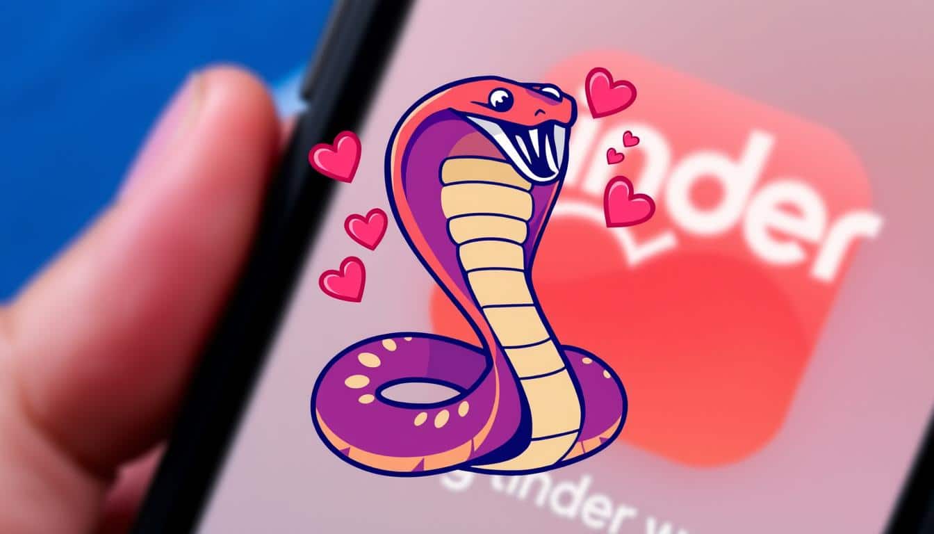 O que o emoji de cobra quer dizer no Tinder?