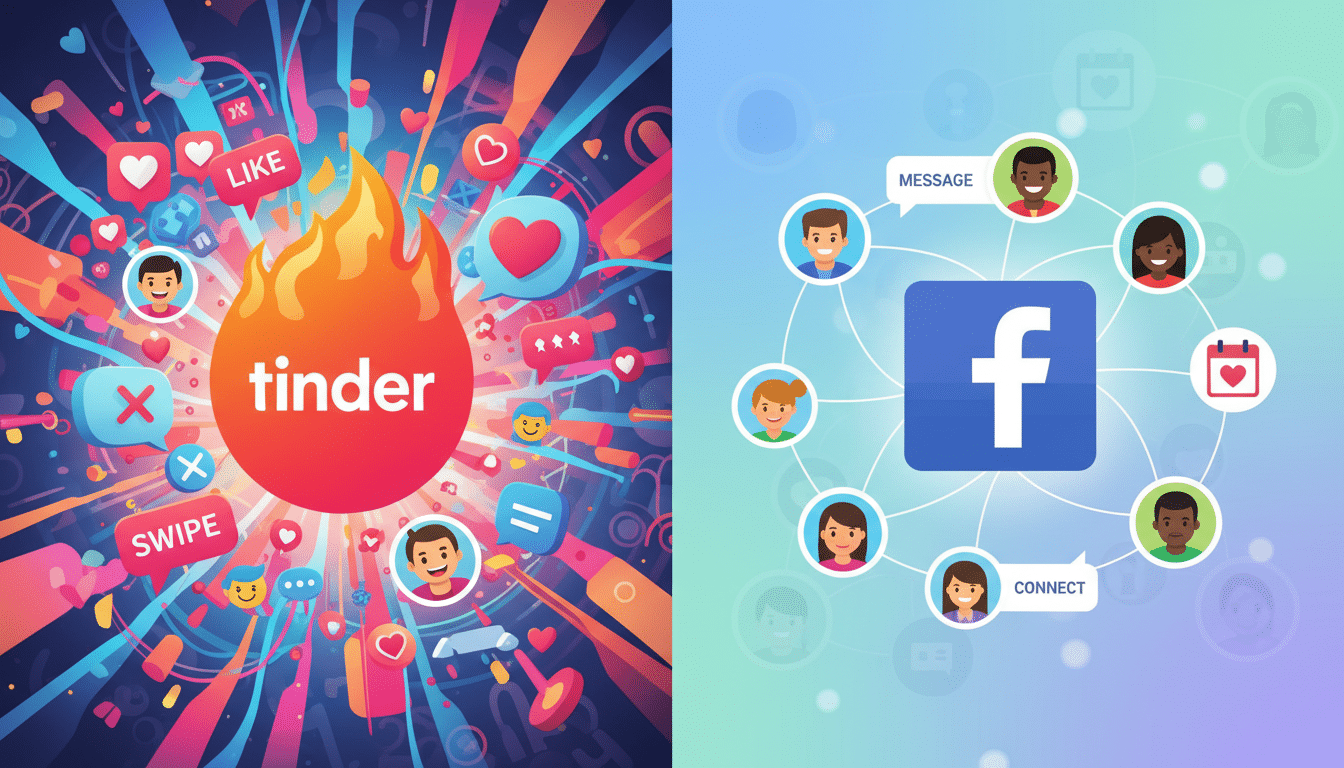 Tinder vs Facebook Dating